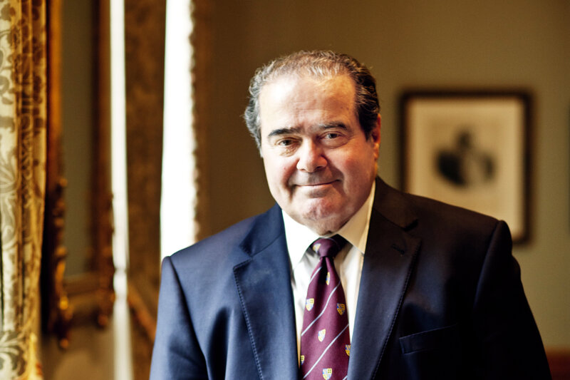 Justice Antonin Scalia at the Supreme Court in 2012.