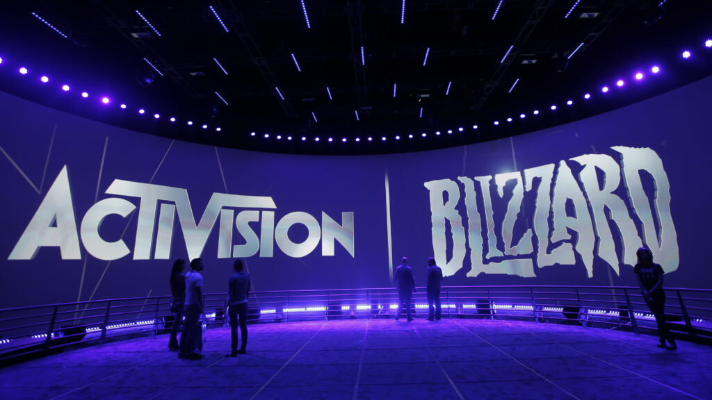 Microsoft just fired 1,900 workers from its gaming division, including Activision. 
(AP Photo/Jae C. Hong, File)