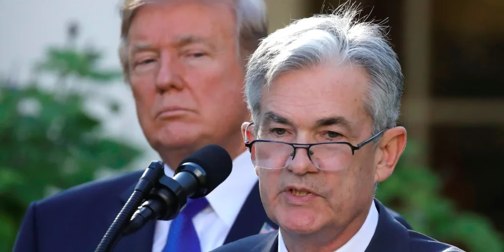 Jerome Powell’s political independence is in doubt. Source: Carlos Barria/Reuters